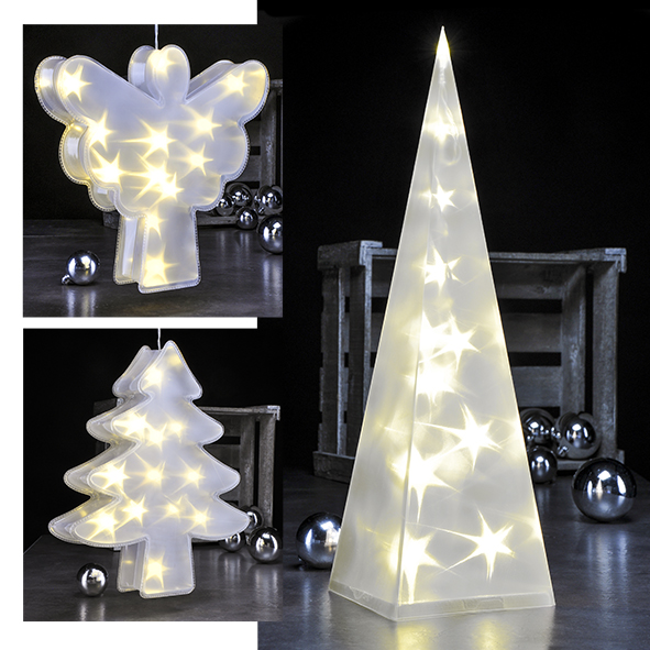 LED Weihnachtsdekoration in 3D Optik