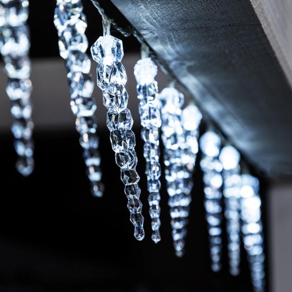 LED-Lichterkette "Eiszapfen" - mit 40 LED