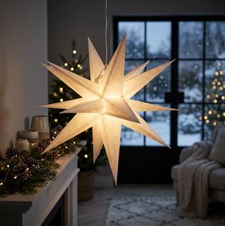 3D-LED-Stern, Ø 27 cm, weiß