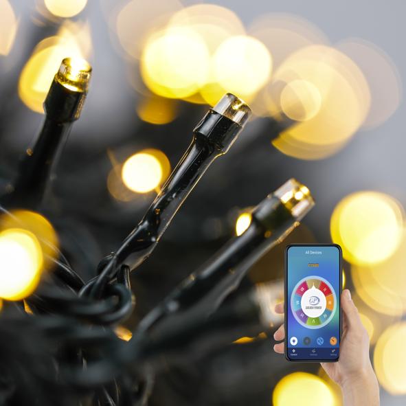 LED Lichterkette mit 100 LEDs - mit Appfunktion