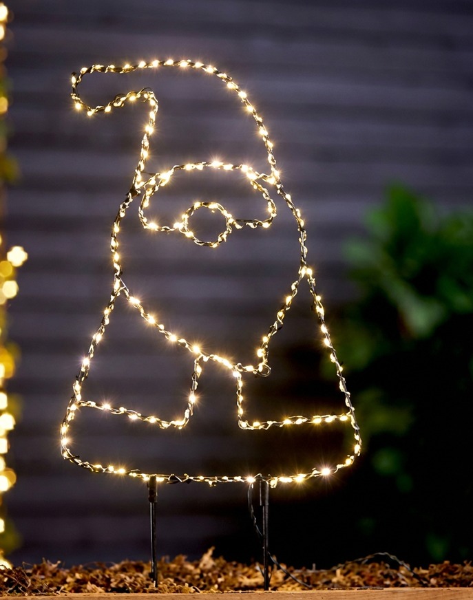 LED Weihnachts-Gartenstecker, sortiert