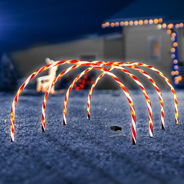 4er Set LED Rundbogen mit 80 LEDs