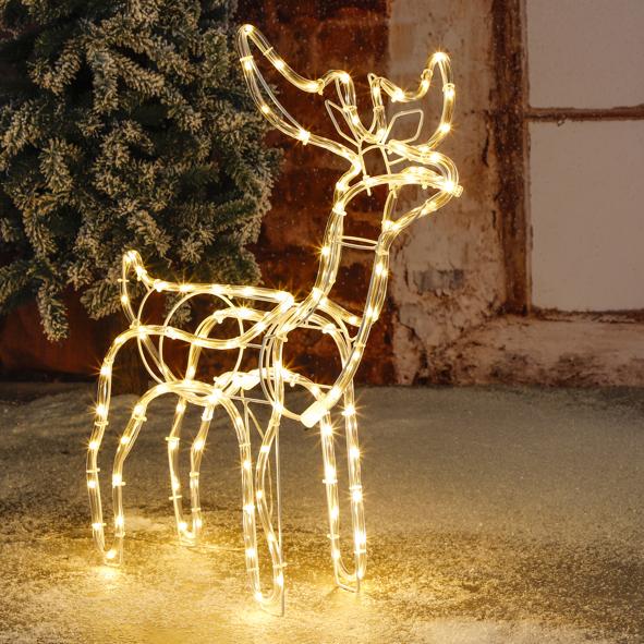 LED Lichterschlauch Rentier