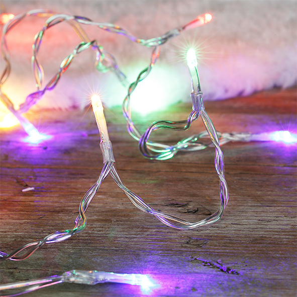 LED Lichterkette, bunt