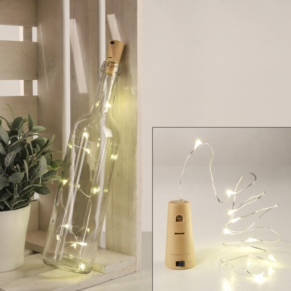 LED Lichterkette "Flaschenkorken"