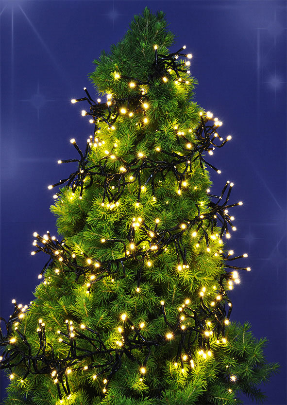 Cluster-Lichterkette mit 576LED