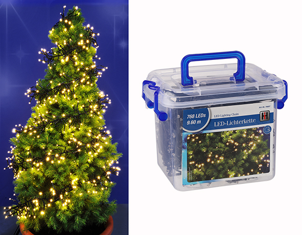 Cluster-Lichterkette mit 768 LED