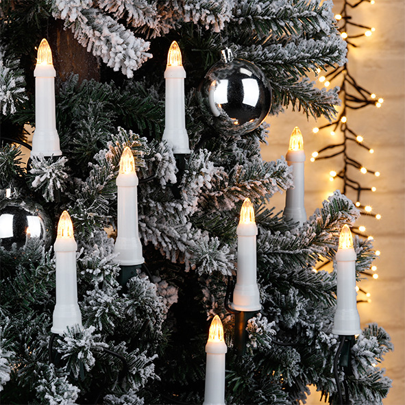 Christbaumlichterkette mit 30 LEDs (kabelgebunden)