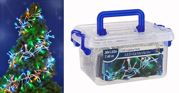 Cluster-Lichterkette mit 384 LED