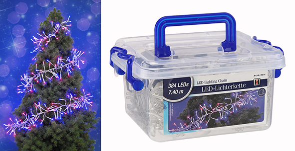 Cluster-Lichterkette mit 384 LED