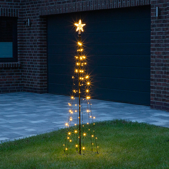 LED Metall-Tannenbaum 180 cm