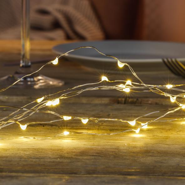 LED Kupferdraht als Lichtbündel