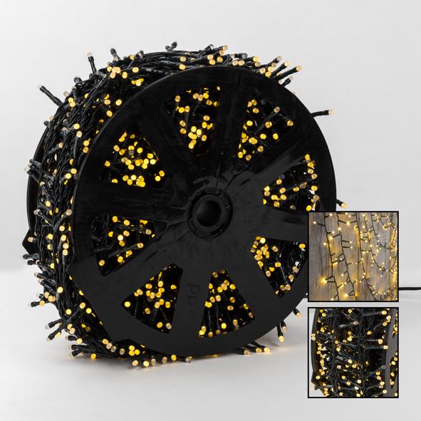 2000 LED Lichter auf Kunststoffrad