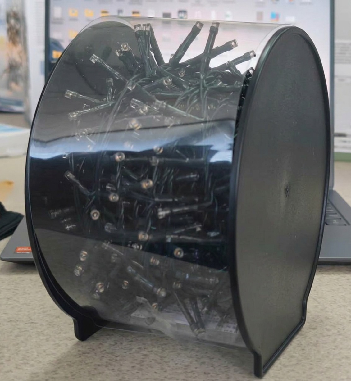 1000 LED Lichter auf Kunststoffrad