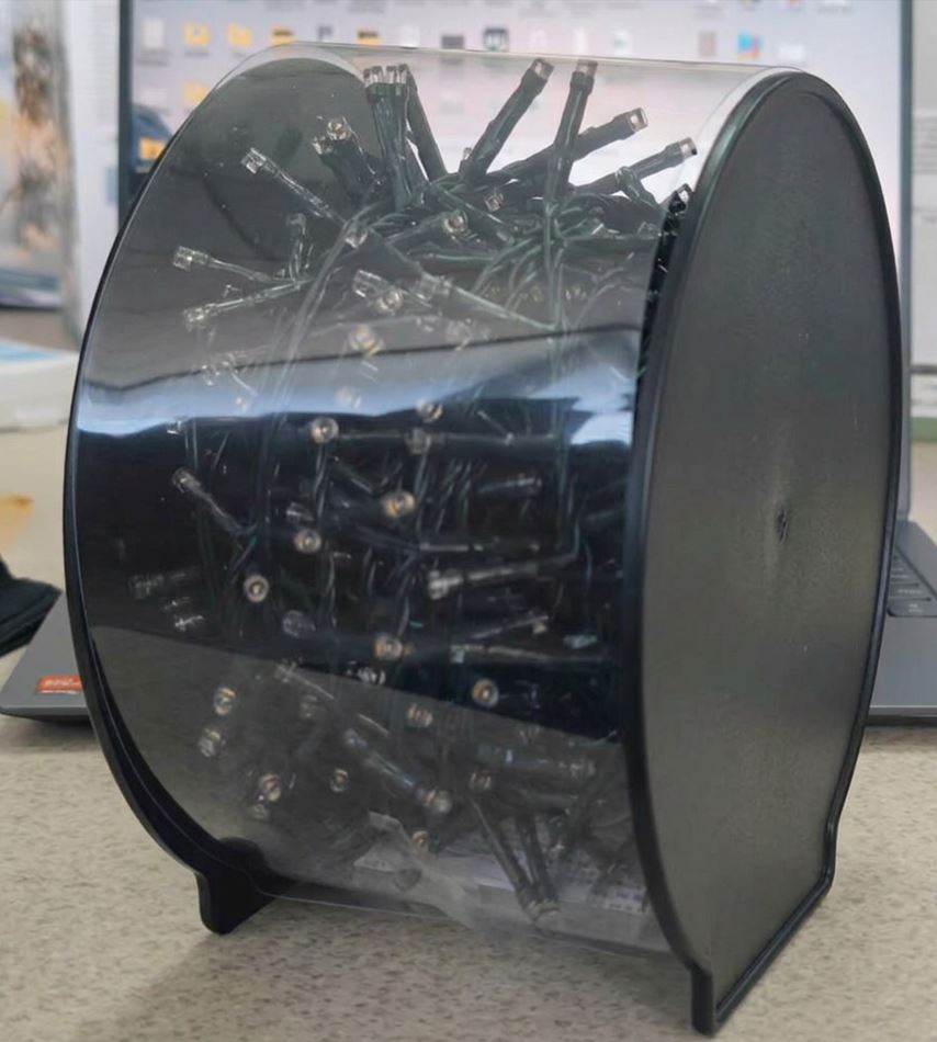 500 LED Lichter auf Kunststoffrad