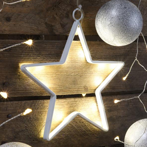 Stern mit LED Beleuchtung