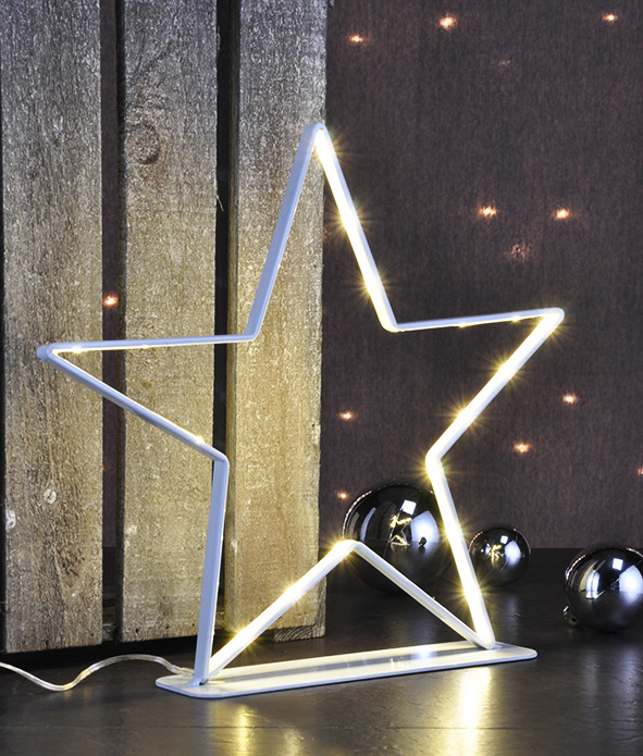 Metallstern mit LED Beleuchtung