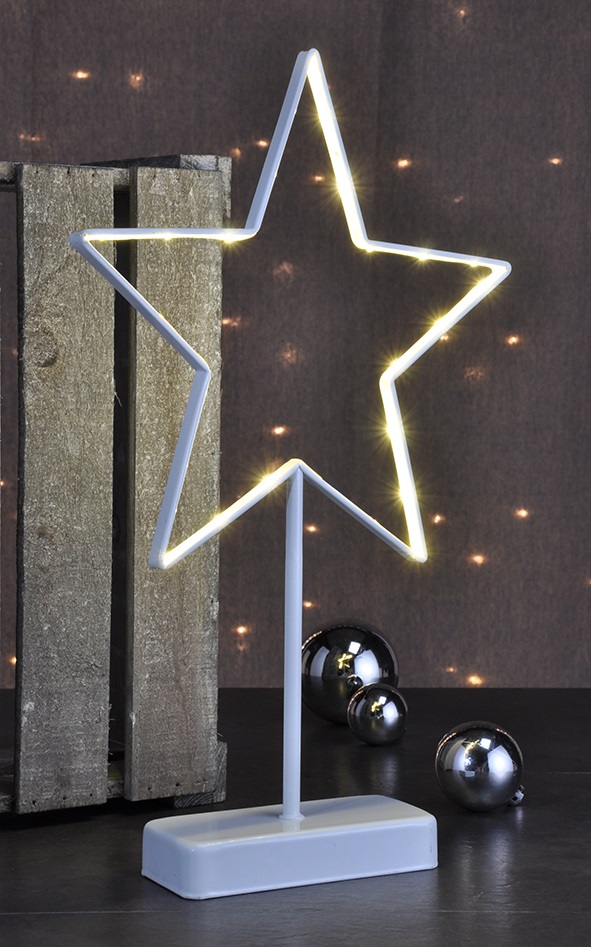 Metallstern mit LED Beleuchtung