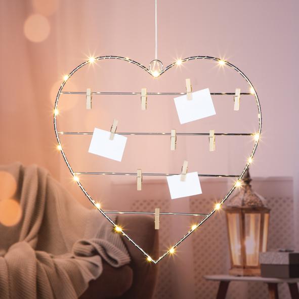 LED Herz zum Aufhängen