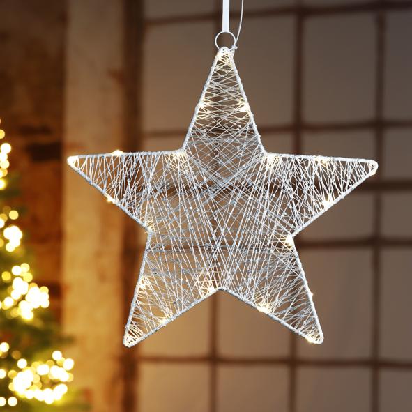 Metallstern mit 30 LED