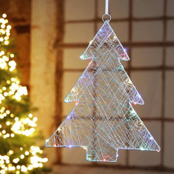 Metalltanne mit 30 LED