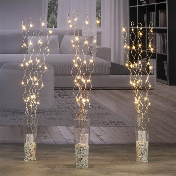 LED Lichterzweige 40 warm weiße LEDs