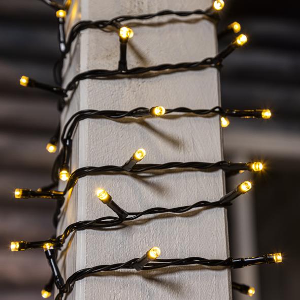 Lichterkette mit 120 warmweißen LED