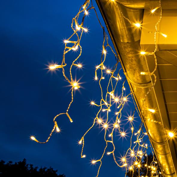 LED Vorhang mit Wasserfalleffekt