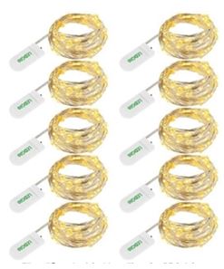 LED Batterie Lichterkette, 10er Set