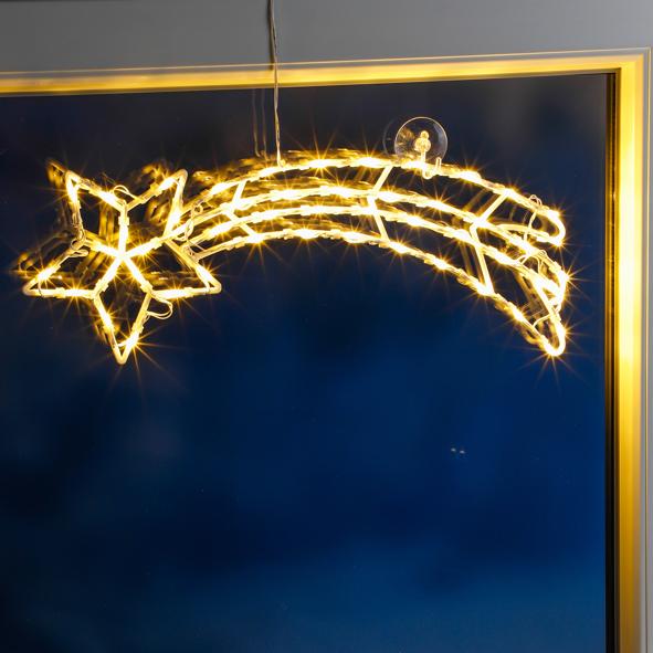 Fenstersilhouette mit 50 LED