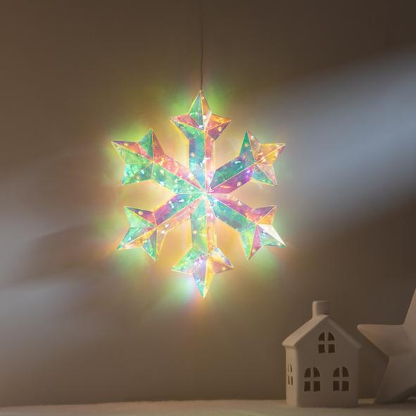 hängende LED Schneeflocke