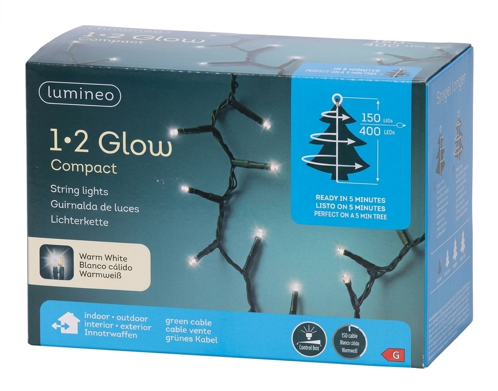 Lichterkette für Christbaum, 400 LED