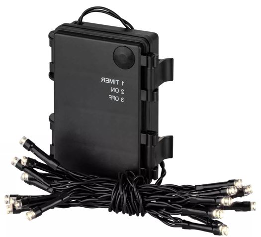 3er Set Lichterkette  – mit 10 warm weißen LED