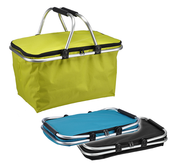 Einkaufskorb mit Aluminiumtragegriffen