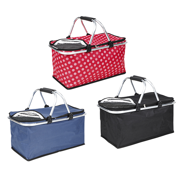 Einkaufskorb, nutzbar als Kühltasche