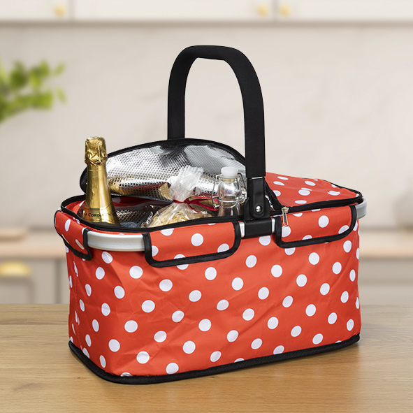 Einkaufskorb, nutzbar als Kühltasche