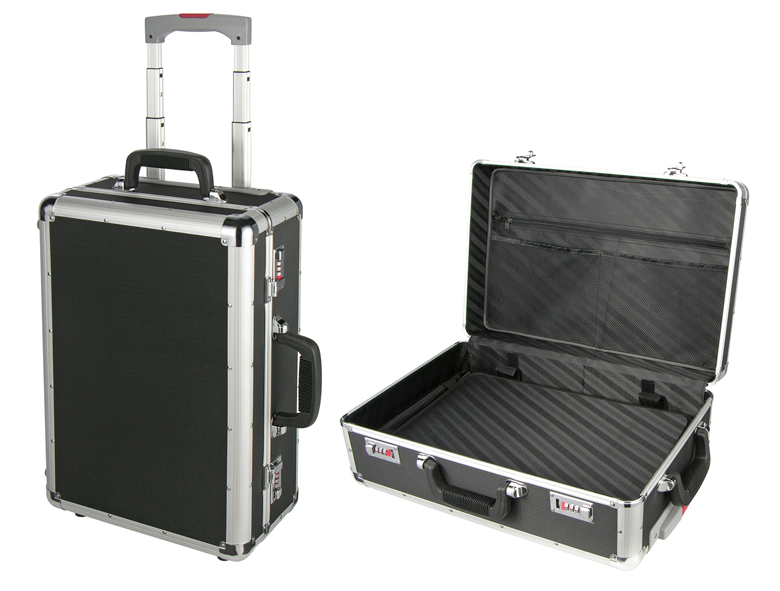 Trolley-Reisekoffer aus Aluminium