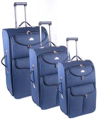 Trolley-Koffer-Set 3 tlg. aus Polyester