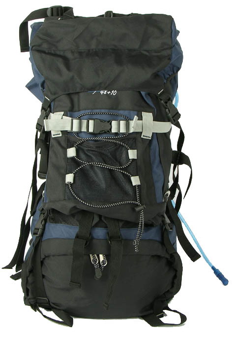 Trekking Rucksack mit Alu-Verstärkung