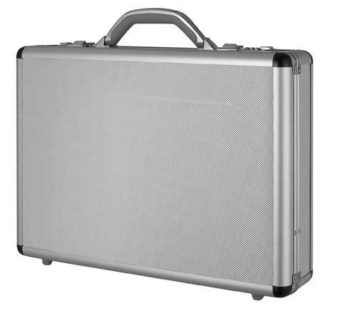 Aktenkoffer aus Aluminium