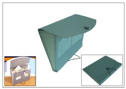 Aktenmappe mit 15 Fächern