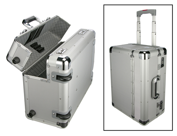 Pilotenkoffer aus Aluminium