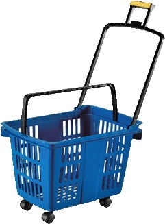 Einkaufskorb zum Ziehen