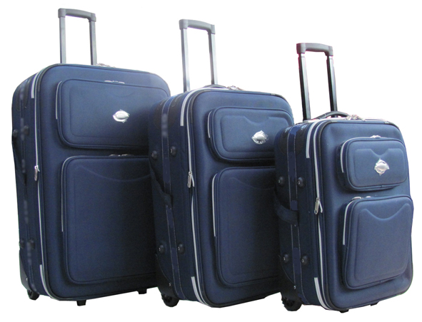 Trolley-Koffer-Set, dunkelblau