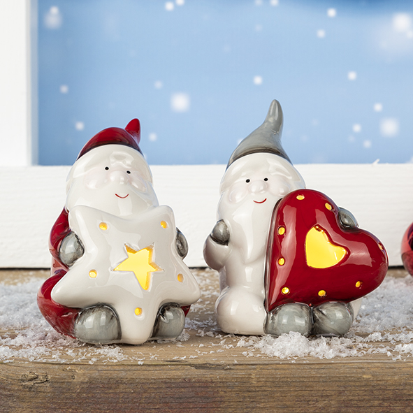 2er Set Weihnachtsmann