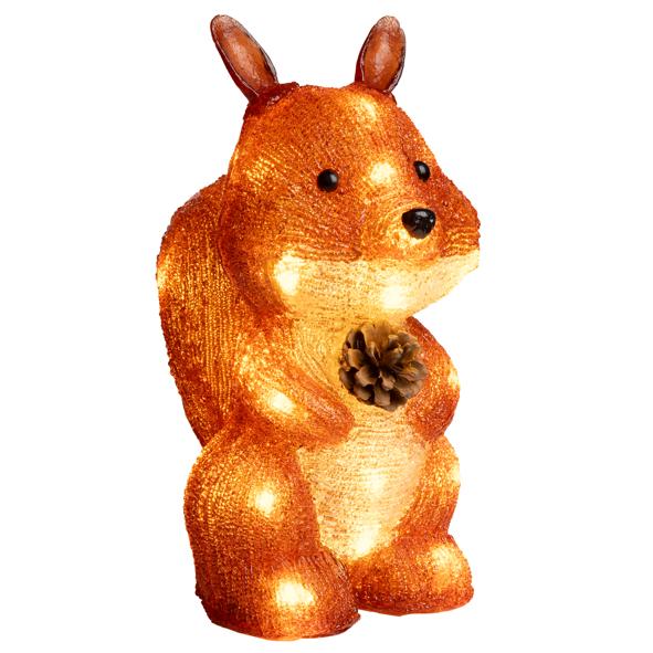 Acryl LED Deko Eichhörnchen