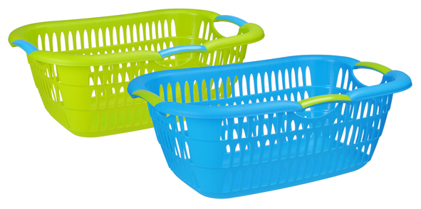 Wäschekorb, ergonomisch geformt,