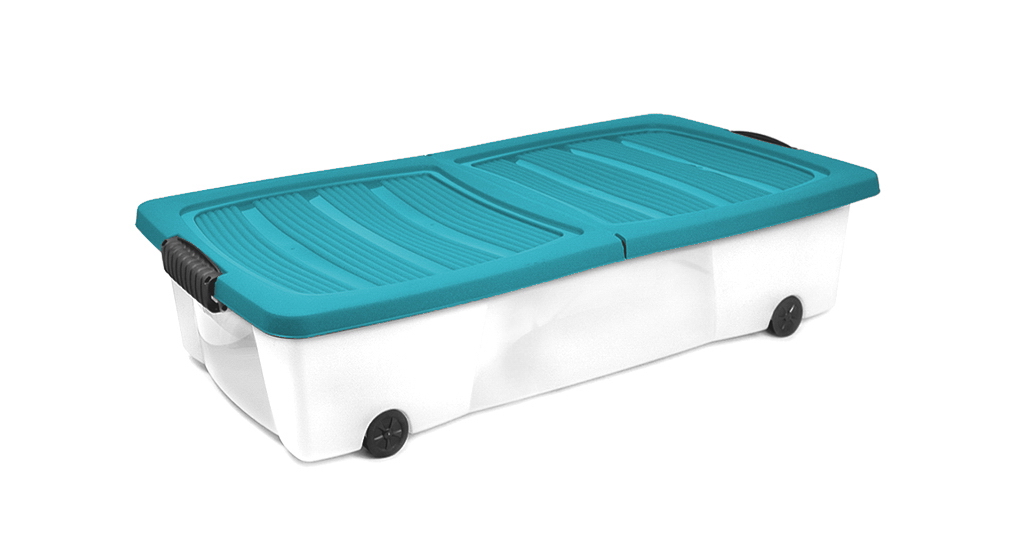Rollen-Unterbettbox mit Griffen