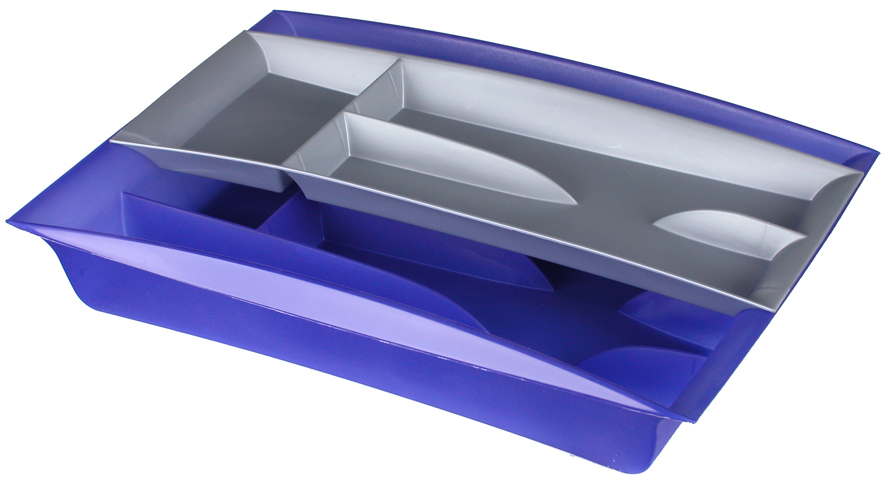 Besteckkasten "Onda" mit Schiebeaufsatz