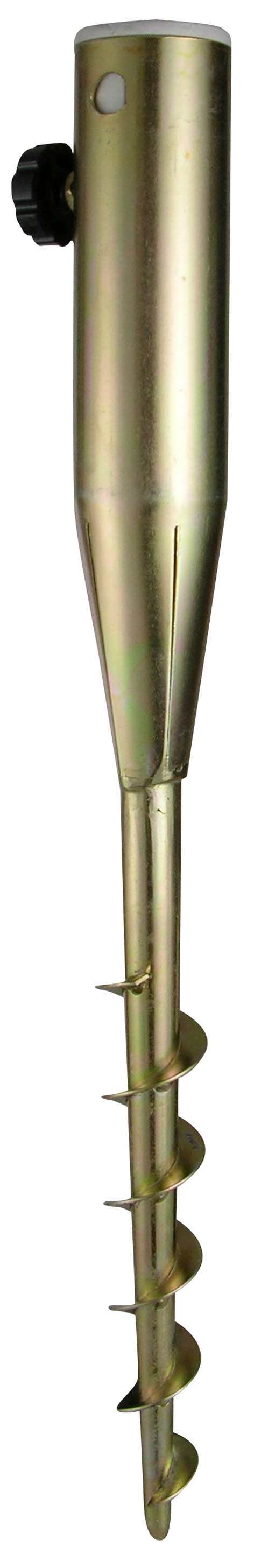 Rasendorn mit Spirale aus Metall